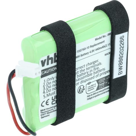 vhbw Battery compatible with BMW F22 M235i N55 3.0L, F22 230i xDriveB46 2.0L, F22 230i B46 2.0L, F22 228i xDriveN20 2.0L Vehicle (440 mAh, 4.8 V, NiM