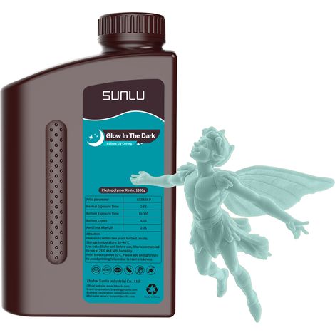 Sunlu Glow In The Dark Blue 1kg (1/4)