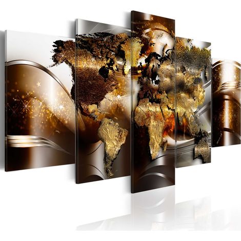 Quadro - Continenti di miele - 100x50 (1/4)
