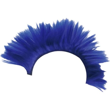 Decorative Helmet Wig, Fun and Original Unisex Party Accessory, Crest Helmet Headpiece for Christmas, Role-Playing Games and Cosplay, Blue (1/5)