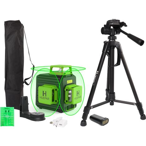 Niveau Laser 360 Autonivelant,Laser Chantier avec 120cm Trepied (1/5)