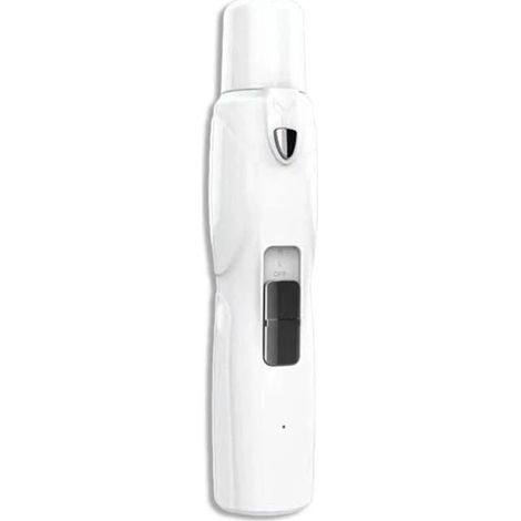 Coupe-griffes pour chiens et chats, rechargeable par USB, coupe-ongles électrique pour chiens et chats, blanc (1/5)