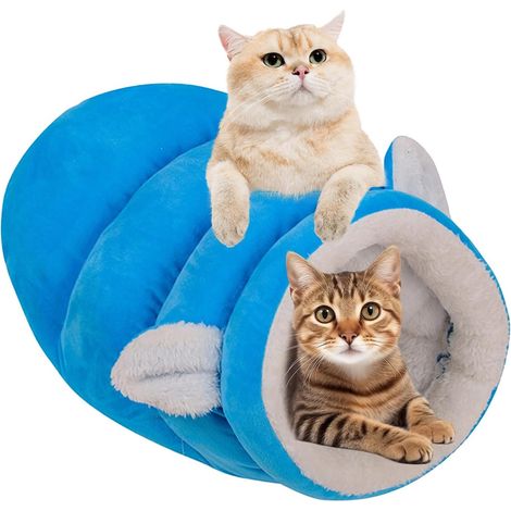Lit Chaud pour Chat d'hiver - Nid Douillet et Confortable (1/5)