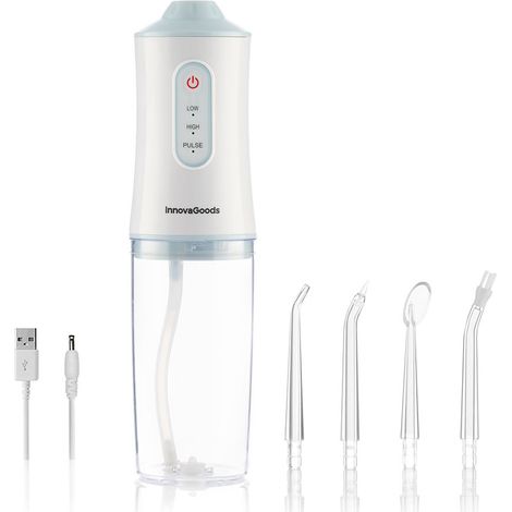 Irrigador dental portátil inalámbrico InnovaGoods Denter - Ajustable