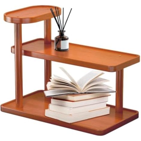 Étagère de bureau, présentoir en bois, utilisée pour ranger des tasses (1/5)