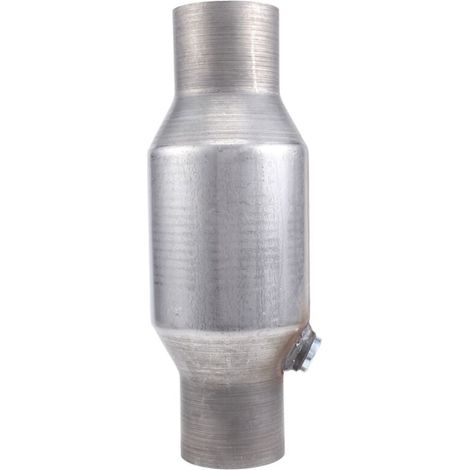 Convertitore catalitico universale ad alto flusso filettato da 2,5 pollici in acciaio inossidabile 425250, serie 1 pezzo (1/4)