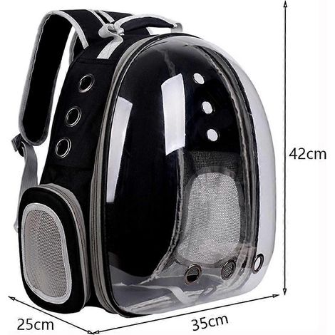 Sac à dos de transport Space Pet, respirant, portable et transparent pour chiots (1/4)