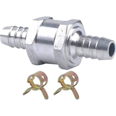 8mm Clapet Anti-Retour Valve à Carburant Gasoil Diesel pour Carburateur Systèmes de Carburant Basse Pression (1/4)