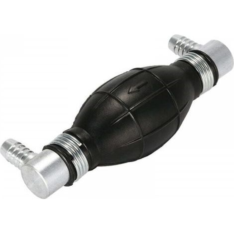 Poire Pompe d'Amorçage Universelle pour Système d’Alimentation Gasoil ou Essence Coudée des Deux Cotés à 90° - Sortie de 8mm avec Clapet Anti Retour (1/5)