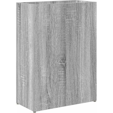 Umbrella Stand Grey Sonoma 40 x 20 x 55.5 cm Engineered Wood vidaXL