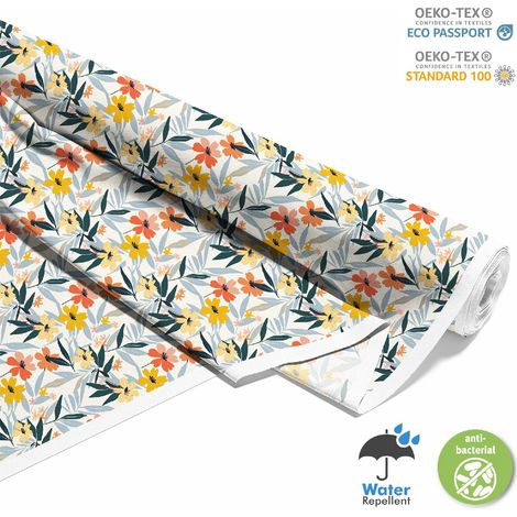 Outdoor dekostoffe oxford - Motiv Blumen I DX5405 (1/5)