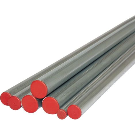 Tube acier C barre de 2 m 22 x 1,5 mm couche externe galvanisé