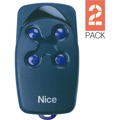 FLO4 Télécommande 4 canaux NICE Pack de 2