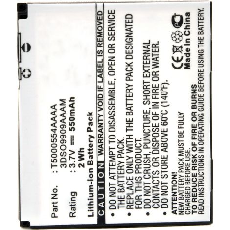 NX - Batterie téléphone, smartphone, GSM pour Alcatel 3.7V 550mAh - 3DSO9909AAAMT500055 (1/3)
