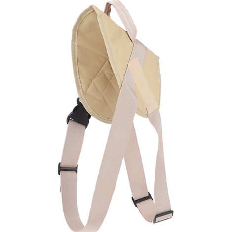 Verstellbares, zugfreies Hundetrainingsgeschirr für mittelgroße bis große Hunde, ideal für Outdoor-Aktivitäten. Farbe: Khaki, Größe: L. (1/5)