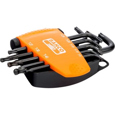Chiavi torx Bahco be-9675 finitura fosfatata portachiavi compatto