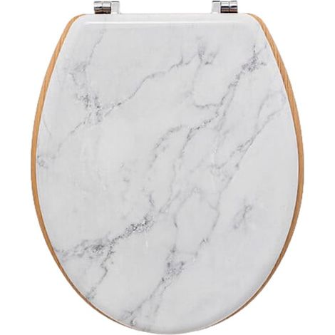 Abattant toilette marbré "Léa" Atmosphera (1/4)