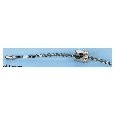 Thermocouple type J Ø 8mm, L 20mm, +400°C max à Câble ( Prix pour 1 )