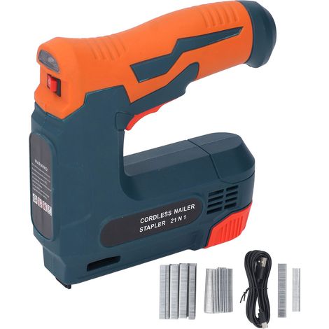 Plyisty 2-in-1 Elektro-Nagelpistole mit USB-Ladegerät und kabellosem Nagelladegerät für effiziente Holzbearbeitungs- und Heimwerkerprojekte