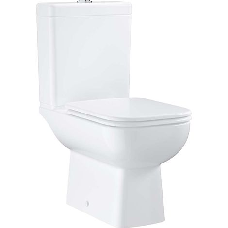 Grohe Start Edge - WC-Set mit Spülkasten und WC-Sitz SoftClose, Rimless, alpinweiß 39951000