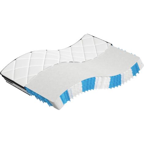 Materasso a Molle Insacchettate Medio Plus 140x190 cm vidaXL (1/5)