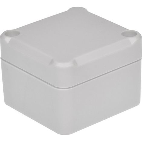 Boîtier RS PRO en ABS, 63.15 x 57.1 x 36.65mm, Gris IP65, Blindé ( Prix pour 1 ) (1/3)