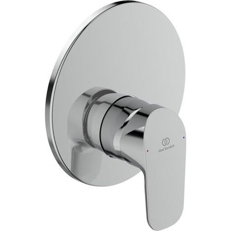 Ideal Standard – Einhebel-Duscharmatur Unterputz CeraFlex – Chrom – HWTC-Kartusche 47mm – Schallschutz DIN 4109 – Warmwasserbegrenzer