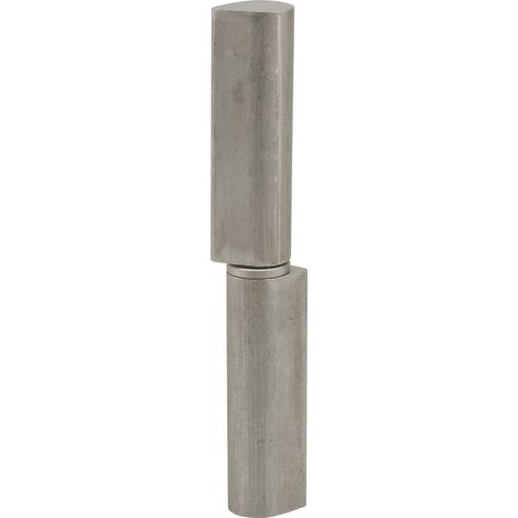 Thirard – Paumelle de porte inox à souder 20x25x160mm – Fixation 3/4 trous – Pour portes d'entrée et d'intérieur – Résistante aux intempéries