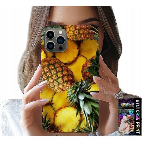 Custodia per iPhone 13 PRO MAX - custodia con motivo ananas + vetro