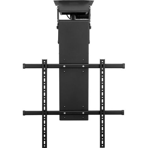 Support mural motorisé pour téléviseurs de 32 à 70 pouces, fixation plafond VESA 24x24, charge max 50 kg, idéal pour votre salon. (1/5)