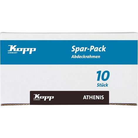 Lot de 10 cadres de recouvrement simples en anthracite - 86 x 86 x 9,5 mm - Cadre pour prises et interrupteurs - Élégant cadre en plastique mat - Cadre pour interrupteur d'éclairage (1/4)