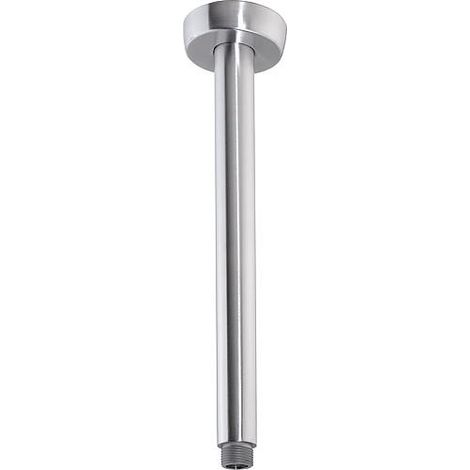 tube raccord plafond tete de douche DN15(1/2") L : 300mm inox inox poli (1/2)