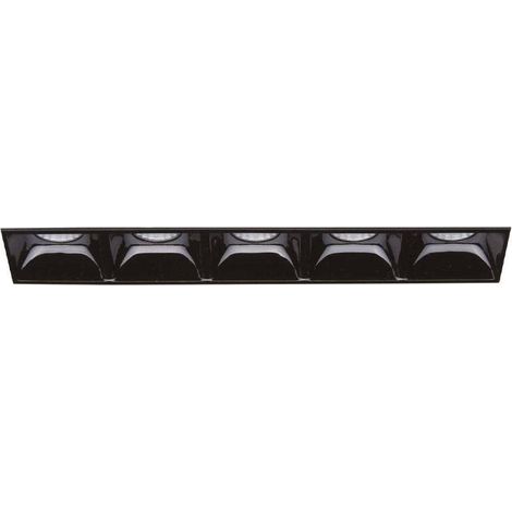 Ideal Lux Lika - Projecteur encastré LED à 5 ampoules, noir (1/4)