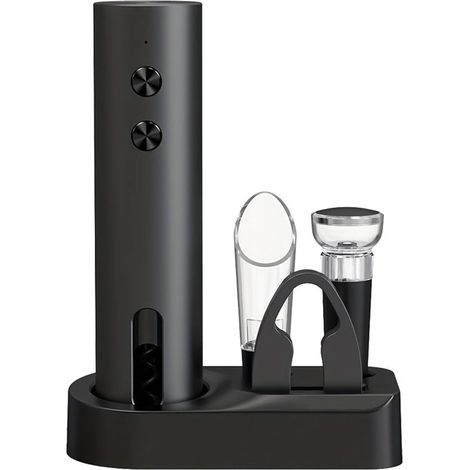 Décapsuleur  Ensemble d'ouverture de vin avec fonction de levier facile, ouvre-bouteille avec prise en main confortable pour maison,, barman (1/5)