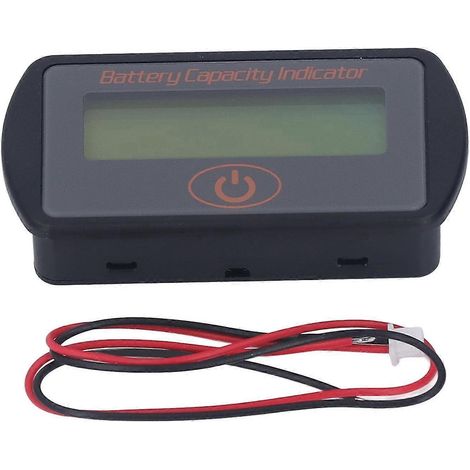 Kompakte Batteriekapazitätsanzeige aus PVC-Folie, wasserdicht, Batteriemonitor 8–63 V, 2 bis 16 S