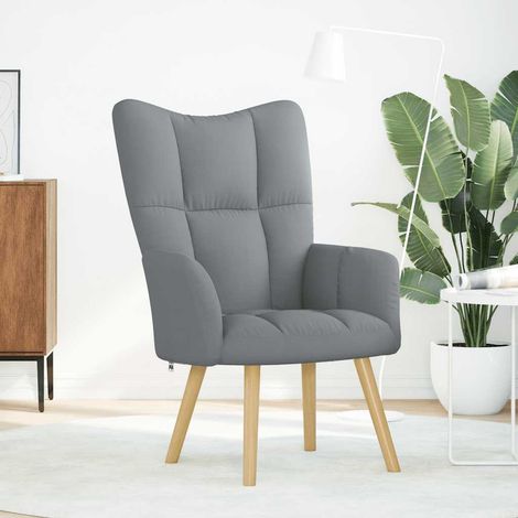 Maison Exclusive - Relaxsessel Hellgrau Stoff (1/5)