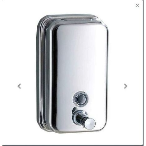 Distributeur de savon mural 500 ml manuel en acier inoxydable 18/10，Convient pour un usage familial. (1/4)