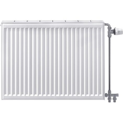 Stelrad Compact All In radiateur panneau 40x160cm type 21 1526watt 4 raccordements Acier Blanc brillant