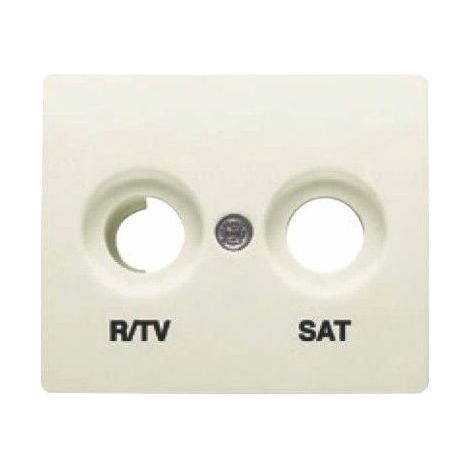 Cache prise R / TV - SAT BEIGE BJC IRIS 18320-A