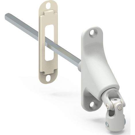 Itar – Enrouleur manuel pour volet roulant – Longueur tige 355 mm – Acier zingué – Angle de sortie 0° à 50° – Pour caisson tunnel et coffre RENO (1/4)