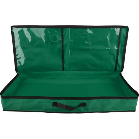 Aufbewahrungsbox für Geschenkpapier, PVC, 76 cm (30 Zoll), für Weihnachtsschleifen, Anhänger, Bänder, Grün (1/5)