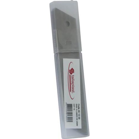 Taliaplast – Lames auto-cassantes 25mm pour cutter – Corps ABS robuste – Gomme anti-dérapante – Coupe nette et rapide – 401389