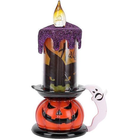 1 bougie lumineuse pour décorations d'Halloween (1/3)