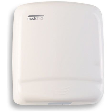 Asciugamani Elettrico Aria Calda Automatico in Acciaio Bianco Mediclinics Optima M99A