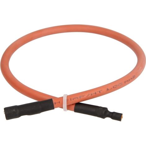Câble d'allumage universel silicone raccord 4 x 4 mm 450 mm