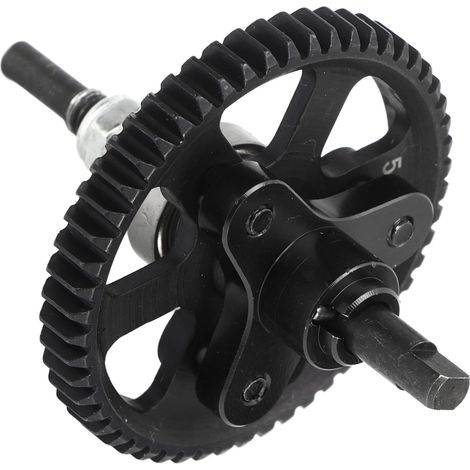 54T Sperrkupplung aus Aluminium und Stahl (schwarz) für Traxxas Slash 4x4 1/10 ferngesteuertes Auto (1/4)