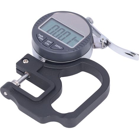Dickenmessgerät mit LCD-Digitalanzeige, Mikrometer, präzises Messwerkzeug für Papier und Folien (0–12,7 mm) (1/5)