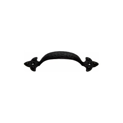 Maniglia in Ferro Battuto Nero FERLIVING - Interasse 90 mm