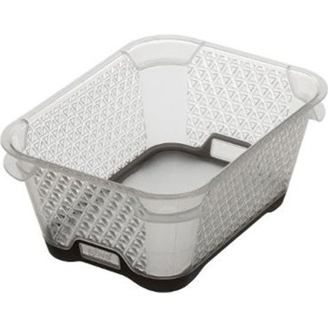 Bac de Rangement en Plastique "Duo" 1,3L Taupe (1/2)