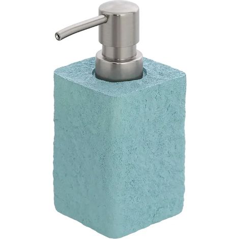 Dispenser sapone liquido in poliresina turchese pastello (1/5)